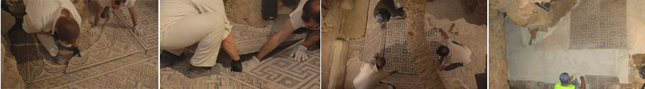 Núcleo Arqueológico da Rua dos Correeiros - Recuperação do Mosaico Romano