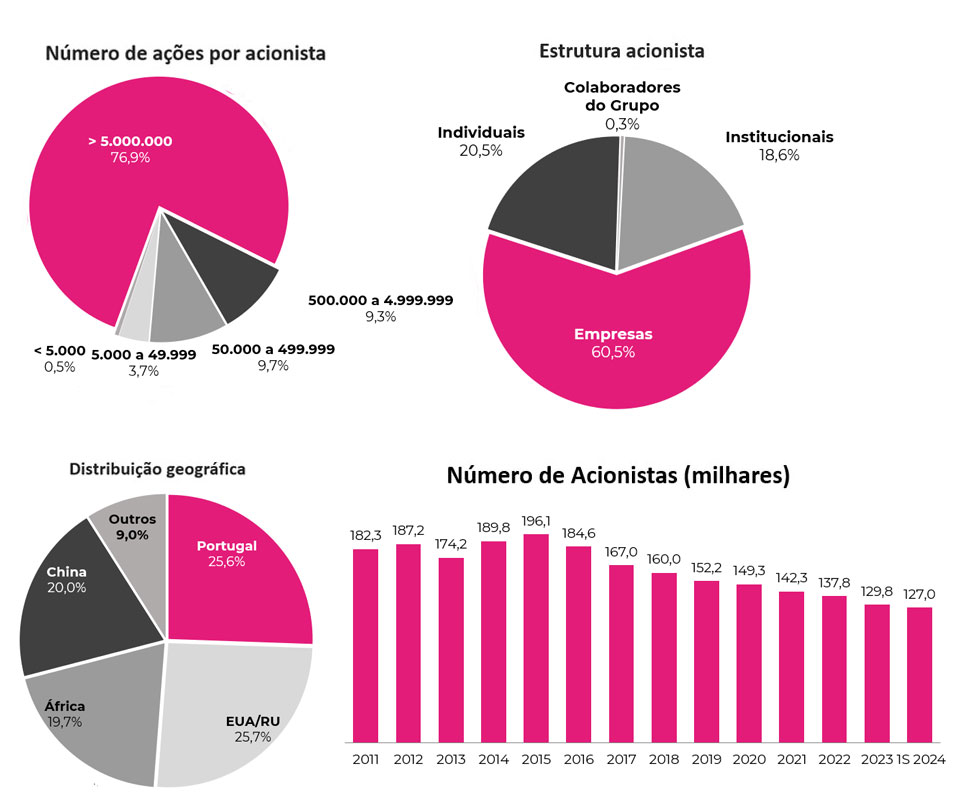 Estrutura Acionista Posição a 30 de junho de 2024