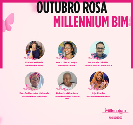 Webinar "Outubro Rosa Millennium bim" juntou especialistas e sociedade civil num debate sobre o Cancro da Mama