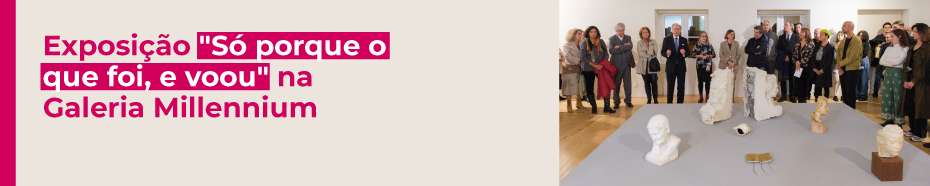 Exposição "Só porque o que foi, e voou" na Galeria Millennium