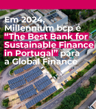 Millennium bcp é - The Best Bank forSustainable Financen Portugal - para a Global Finance 