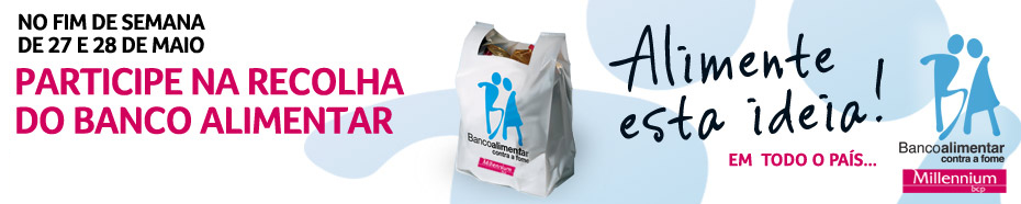 Millennium bcp associa-se mais uma vez à campanha de recolha de alimentos do Banco Alimentar...