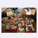 Recolha de presentes de Natal...