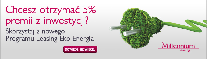 Millennium bank, na Polónia, lança programa de Leasing Energia Eko