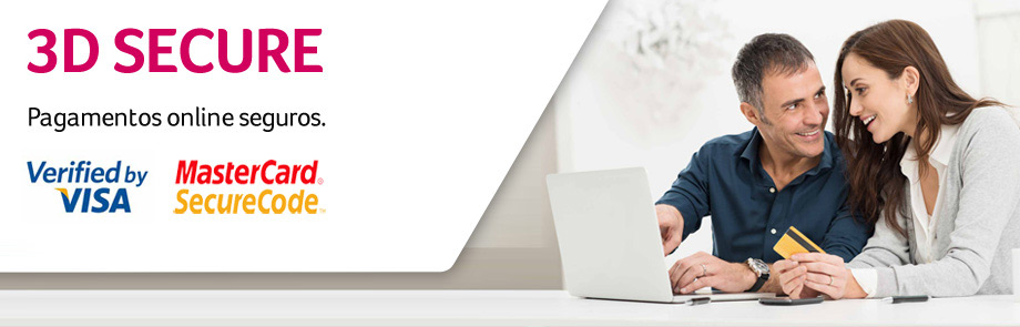 3D Secure. Pagamentos online seguros.