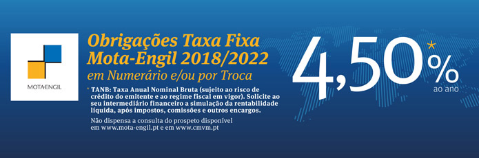 Obrigações Taxa Fixa Mota-Engil 2022