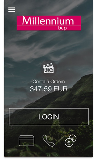 App Millennium - Abertura de conta