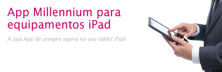 App Millennium para Equipamentos iPad