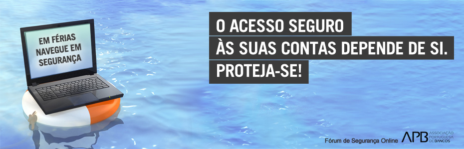 Em férias navegue em segurança