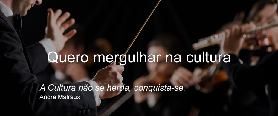 Quero mergulhar na cultura