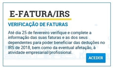 E-FATURAS/IRS