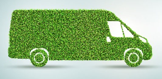 Veículo verde amigo do ambiente