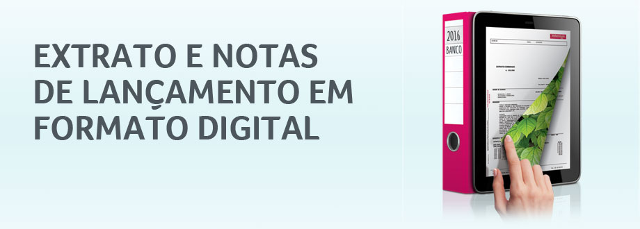 EXTRATO E NOTAS DE LANÇAMENTO EM FORMATO DIGITAL