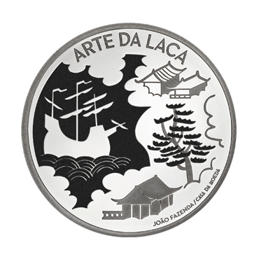 A Arte da Laca (Portugal e Japão Prata Proof 2021 Cor)